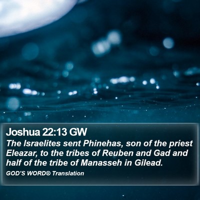 Joshua 22:13 GW Bible Verse Image