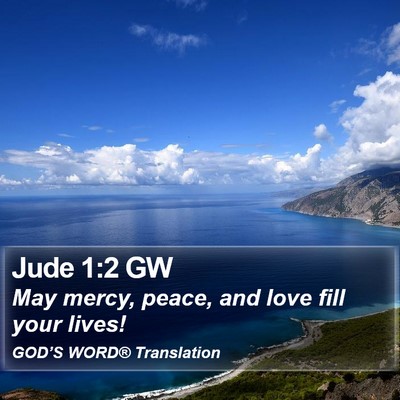 Jude 1:2 GW Bible Verse Image