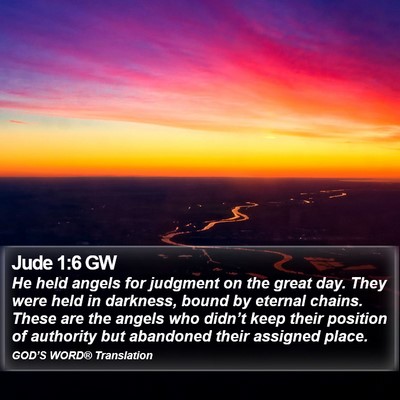 Jude 1:6 GW Bible Verse Image