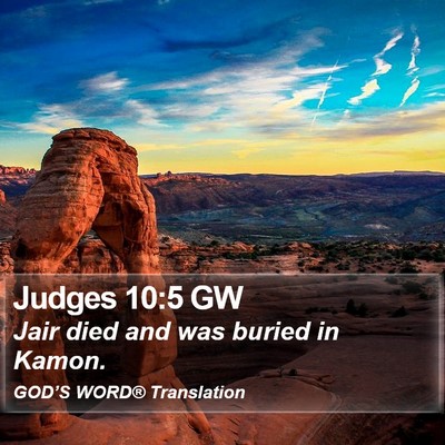 Judges 10:5 GW Bible Verse Image