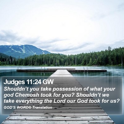Judges 11:24 GW Bible Verse Image