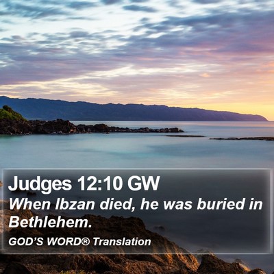 Judges 12:10 GW Bible Verse Image