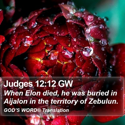 Judges 12:12 GW Bible Verse Image