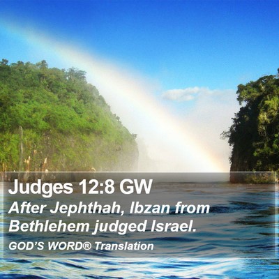 Judges 12:8 GW Bible Verse Image