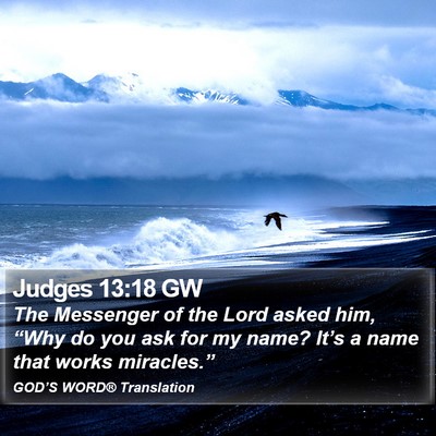 Judges 13:18 GW Bible Verse Image