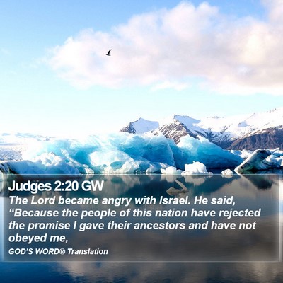 Judges 2:20 GW Bible Verse Image