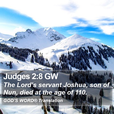 Judges 2:8 GW Bible Verse Image