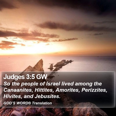 Judges 3:5 GW Bible Verse Image
