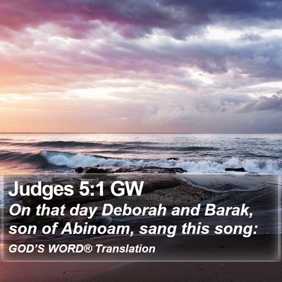 Judges 5:1 GW Bible Verse Image