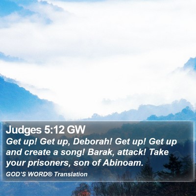 Judges 5:12 GW Bible Verse Image