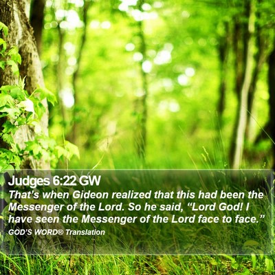 Judges 6:22 GW Bible Verse Image