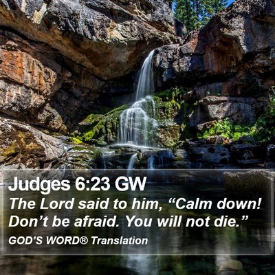 Judges 6:23 GW Bible Verse Image