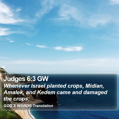 Judges 6:3 GW Bible Verse Image