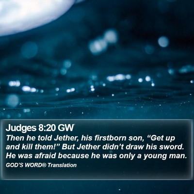 Judges 8:20 GW Bible Verse Image