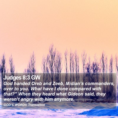 Judges 8:3 GW Bible Verse Image