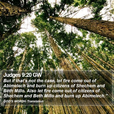 Judges 9:20 GW Bible Verse Image