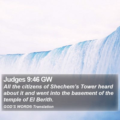 Judges 9:46 GW Bible Verse Image
