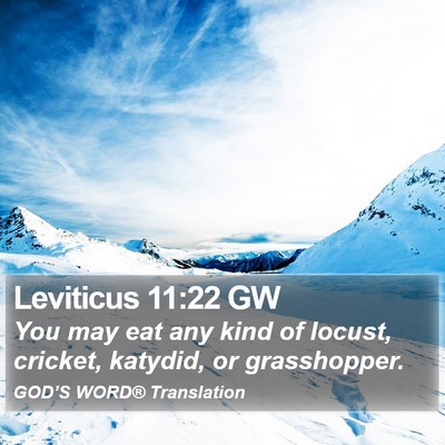 Leviticus 11:22 GW Bible Verse Image