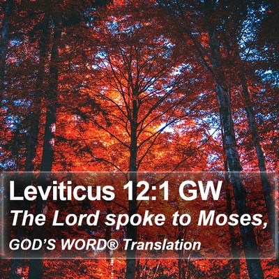 Leviticus 12:1 GW Bible Verse Image