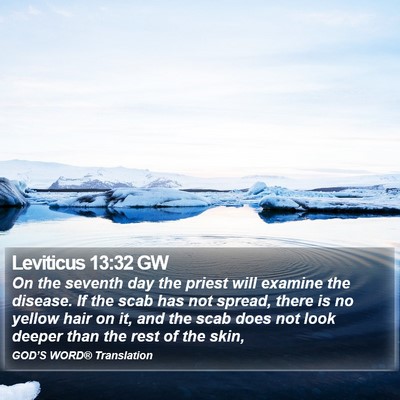 Leviticus 13:32 GW Bible Verse Image