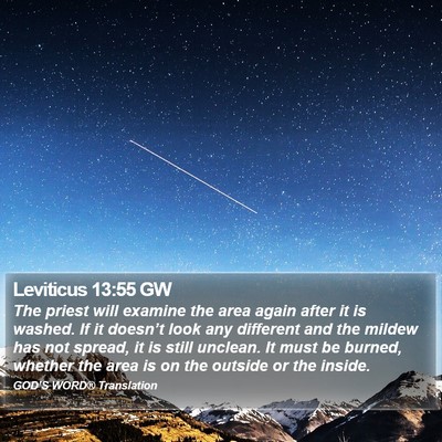 Leviticus 13:55 GW Bible Verse Image