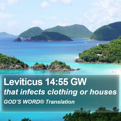 Leviticus 14:55 GW Bible Verse Image