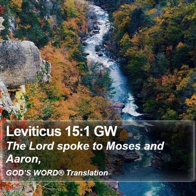 Leviticus 15:1 GW Bible Verse Image