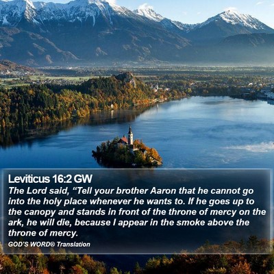 Leviticus 16:2 GW Bible Verse Image
