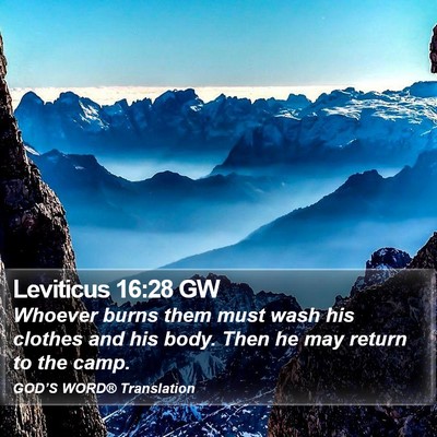 Leviticus 16:28 GW Bible Verse Image
