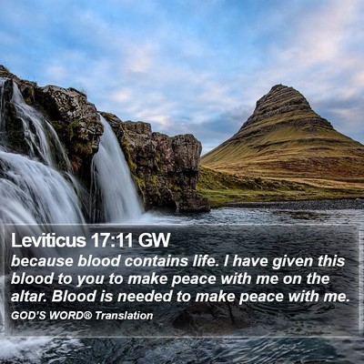 Leviticus 17:11 GW Bible Verse Image