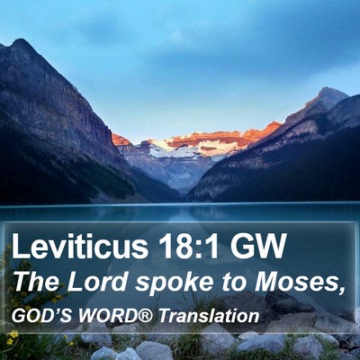 Leviticus 18:1 GW Bible Verse Image