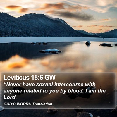 Leviticus 18:6 GW Bible Verse Image