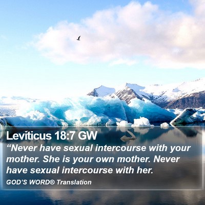 Leviticus 18:7 GW Bible Verse Image