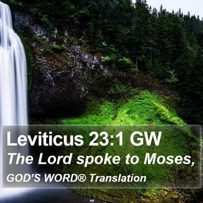 Leviticus 23:1 GW Bible Verse Image