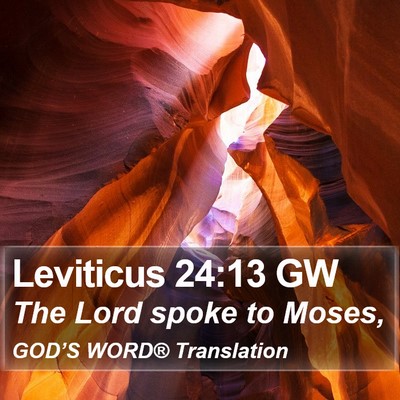 Leviticus 24:13 GW Bible Verse Image
