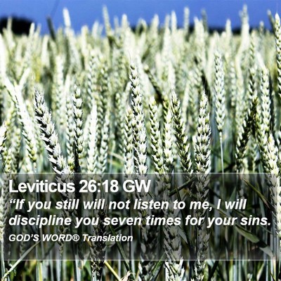 Leviticus 26:18 GW Bible Verse Image