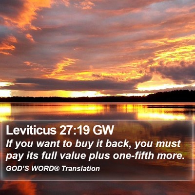 Leviticus 27:19 GW Bible Verse Image