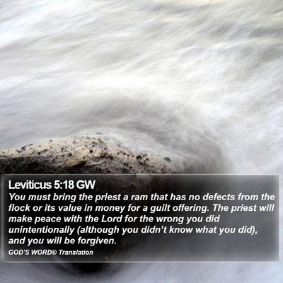 Leviticus 5:18 GW Bible Verse Image