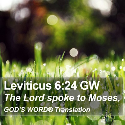 Leviticus 6:24 GW Bible Verse Image