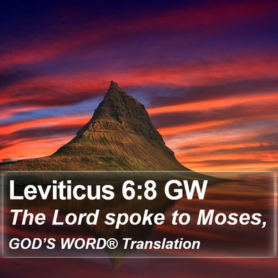 Leviticus 6:8 GW Bible Verse Image