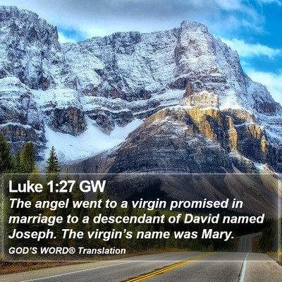 Luke 1:27 GW Bible Verse Image