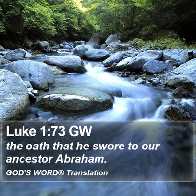Luke 1:73 GW Bible Verse Image