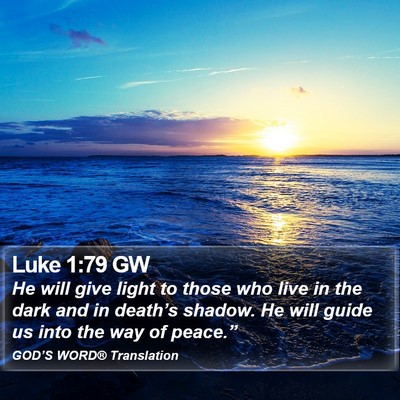 Luke 1:79 GW Bible Verse Image