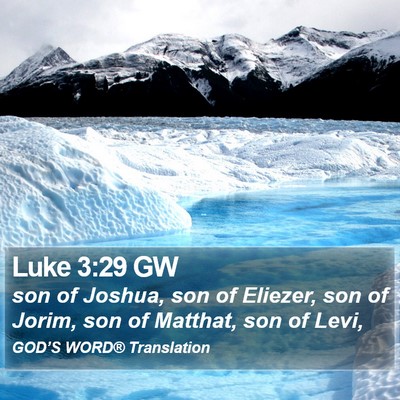 Luke 3:29 GW Bible Verse Image