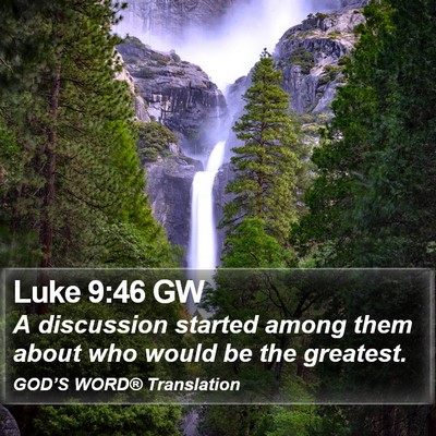 Luke 9:46 GW Bible Verse Image