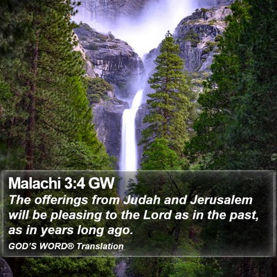 Malachi 3:4 GW Bible Verse Image