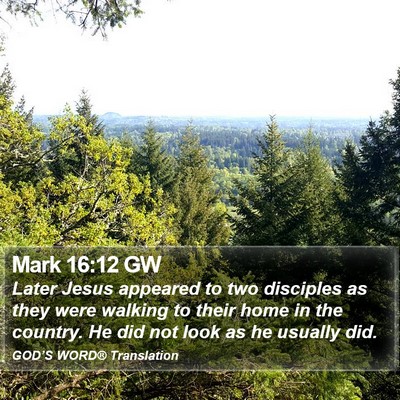 Mark 16:12 GW Bible Verse Image