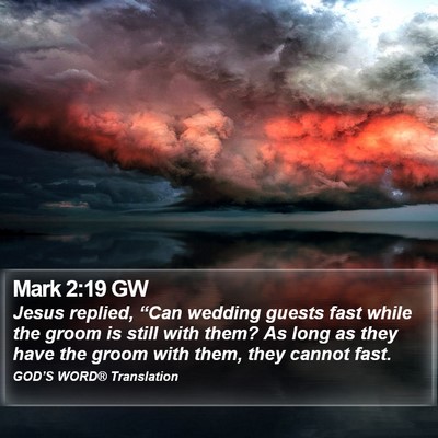 Mark 2:19 GW Bible Verse Image