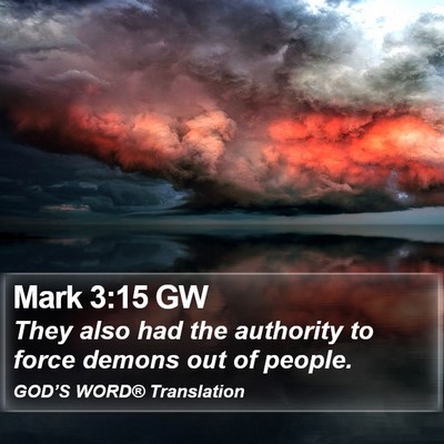 Mark 3:15 GW Bible Verse Image