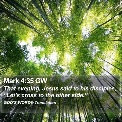 Mark 4:35 GW Bible Verse Image